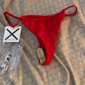 NWT Rose Red BoutineLA adjustable bottoms Size S